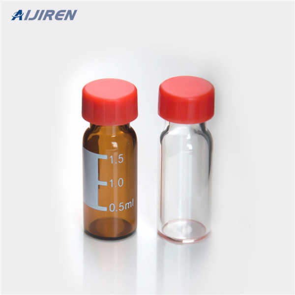low protein binding writing patch HPLC sample vials